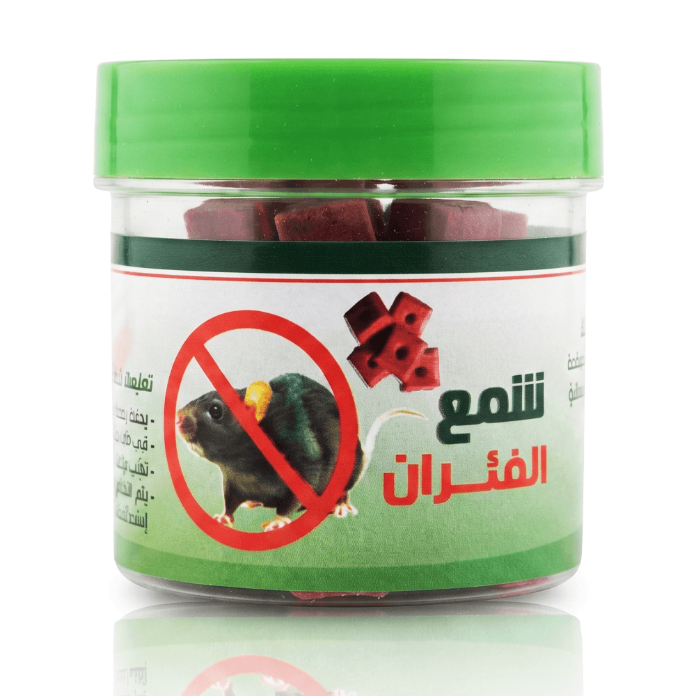 علبة قطعتين شمع للفئران
