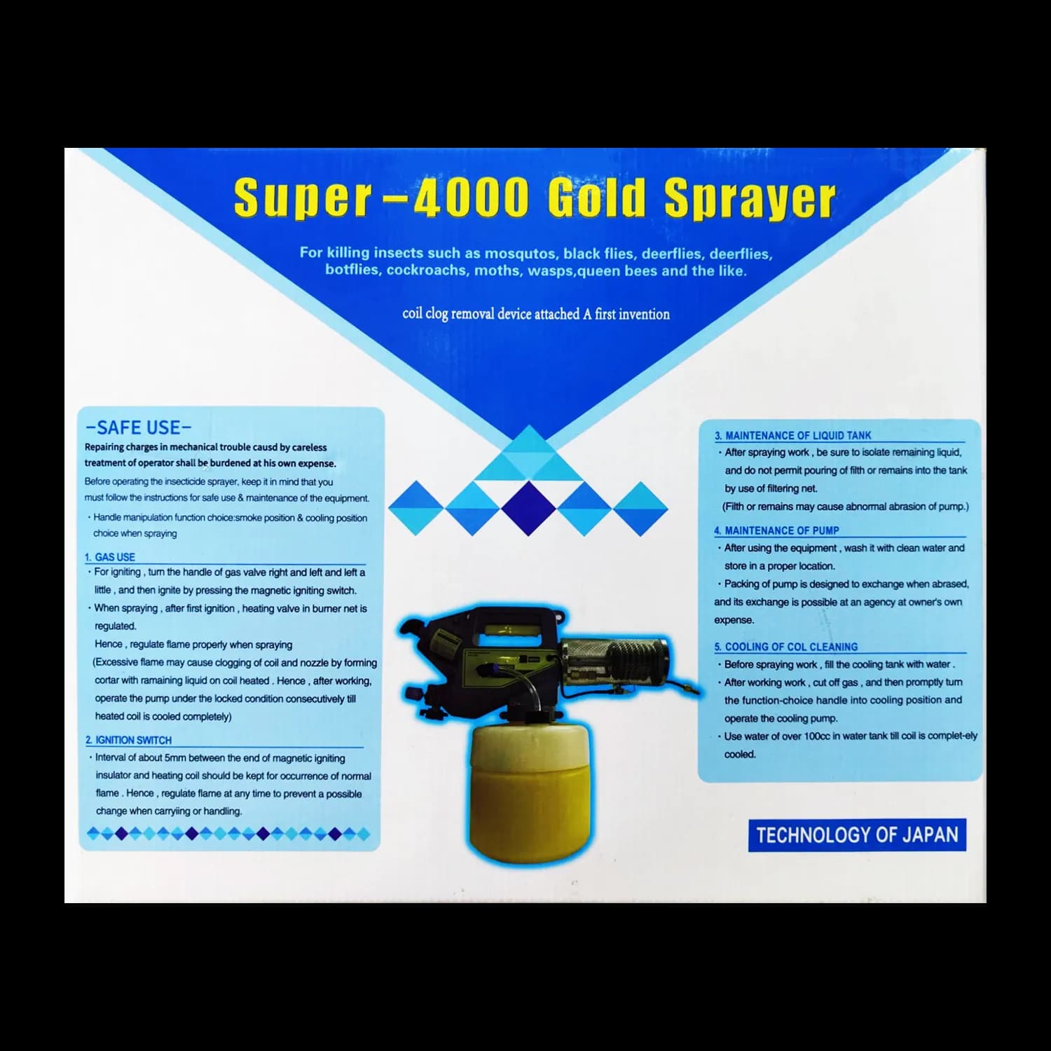 Super 4000 Gold Sprayer