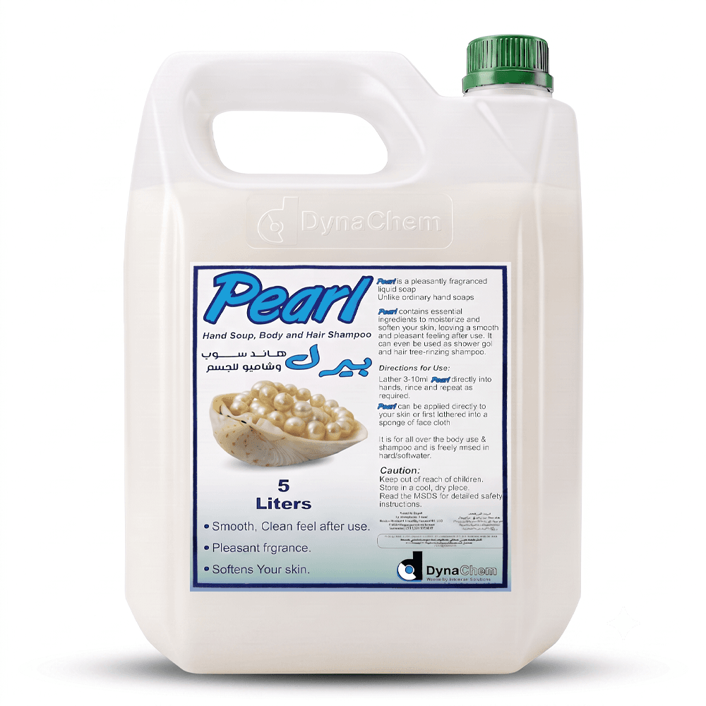 صابون سائل للأيدي وشامبو للجسم والشعر Pearl داينكيم 3 في 1 ـ 5 لتر