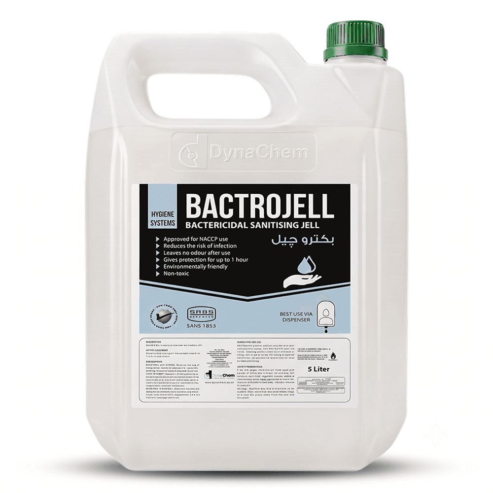 جل مطهر ومعقم للأيدي بكترو جل DynaChem BACTROJELL ـ 5 لتر