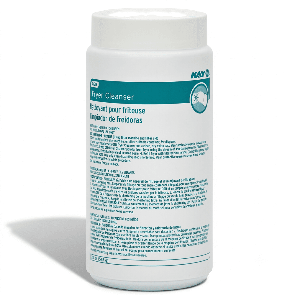 مسحوق لتنظيف القلايات KAY QSR Fryer Cleanser من إيكولاب ECOLAB ـ 567 جرام