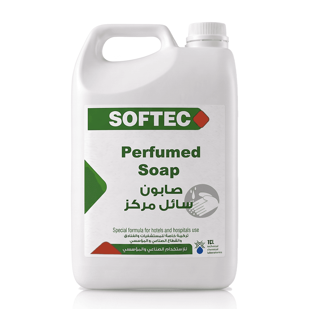 SOFTEC Concentrated & Scented Pearl White Liquid Hand Soap — 5 Liters