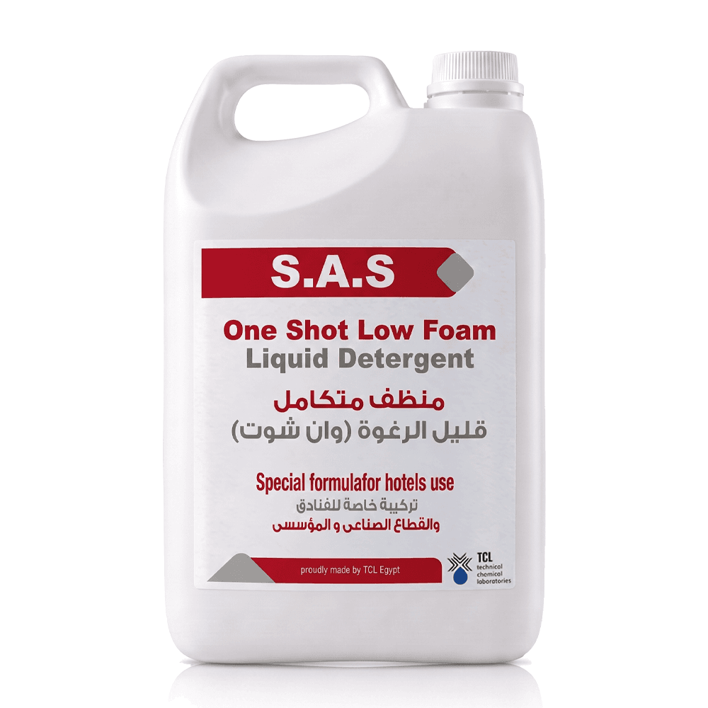S.A.S One-Shot Low-Foaming Complete Fabric Cleaner – 5 Liters