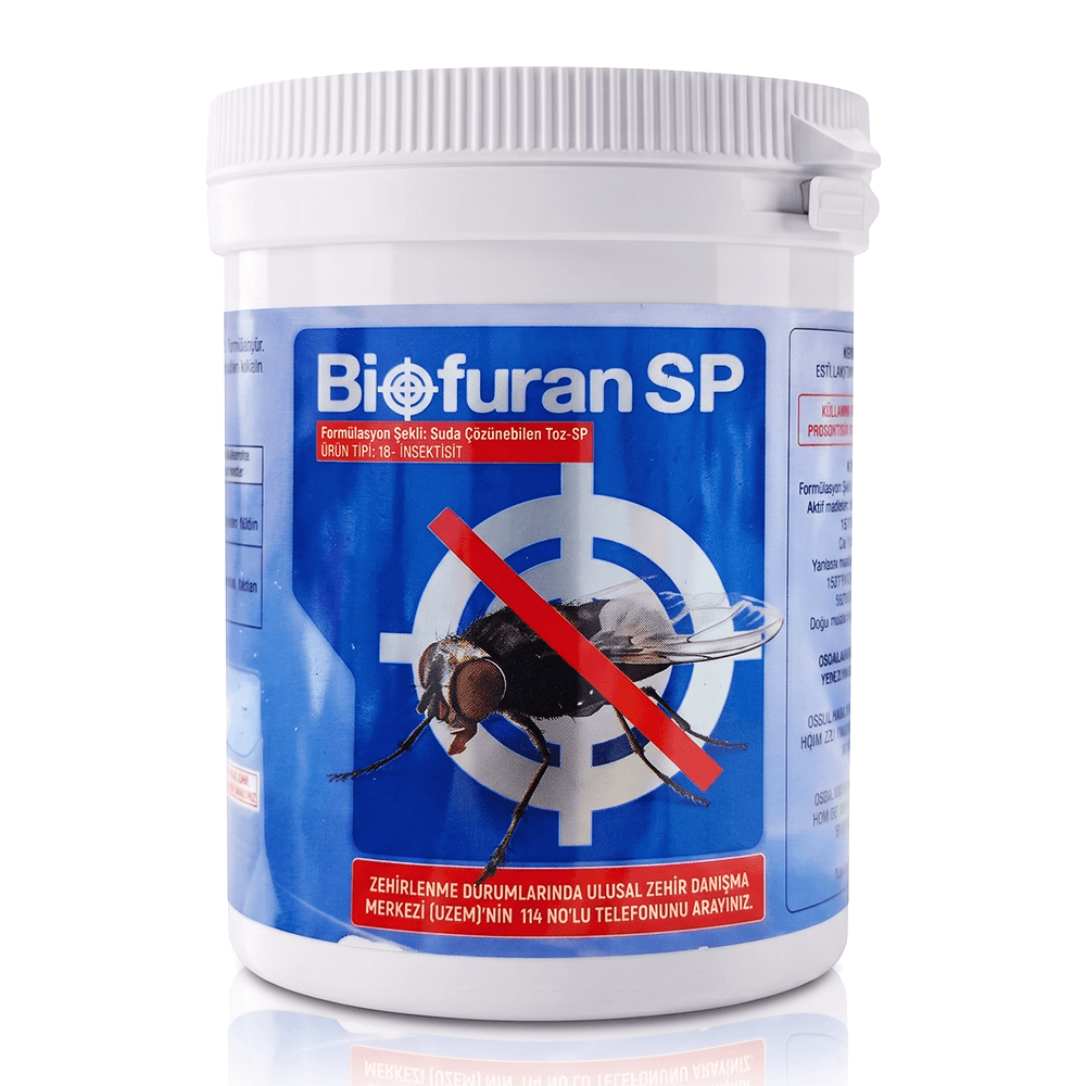 مبيد الذباب والحشرات الطائرة بيوفيوران Biofuran SP ـ 100 جم