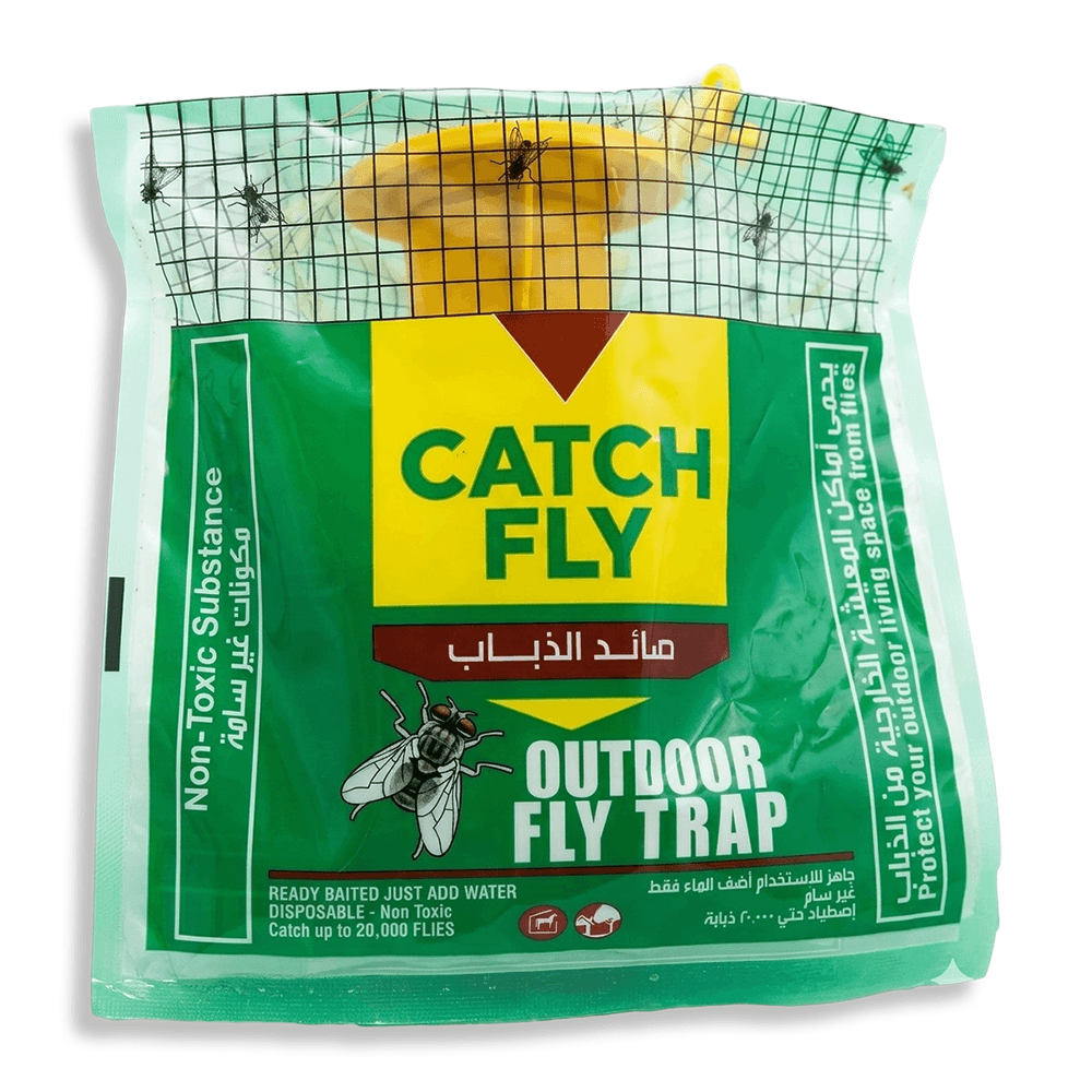 مصيدة ذباب بيولوجية CATCH FLY جاهزة (للأماكن الخارجية فقط)