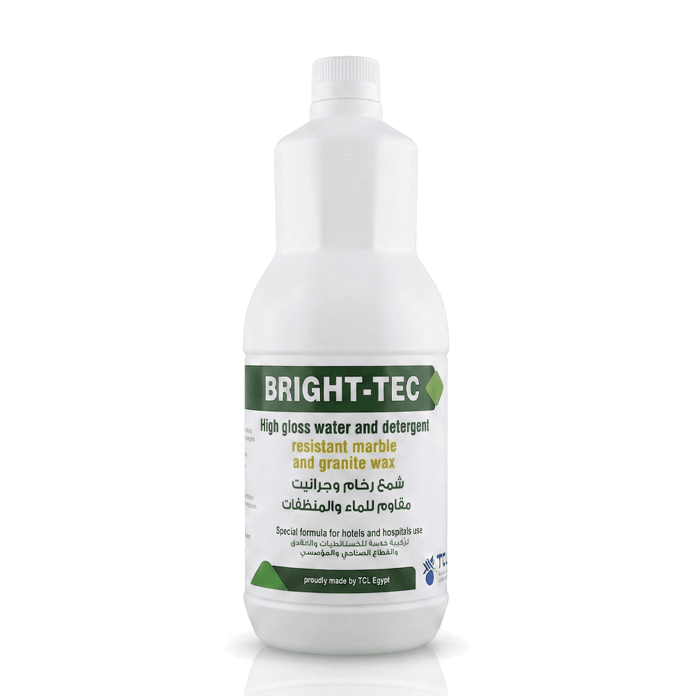 شمع رخام وجرانيت BRIGHT-TEC مقاوم للماء والمنظفات - لتر