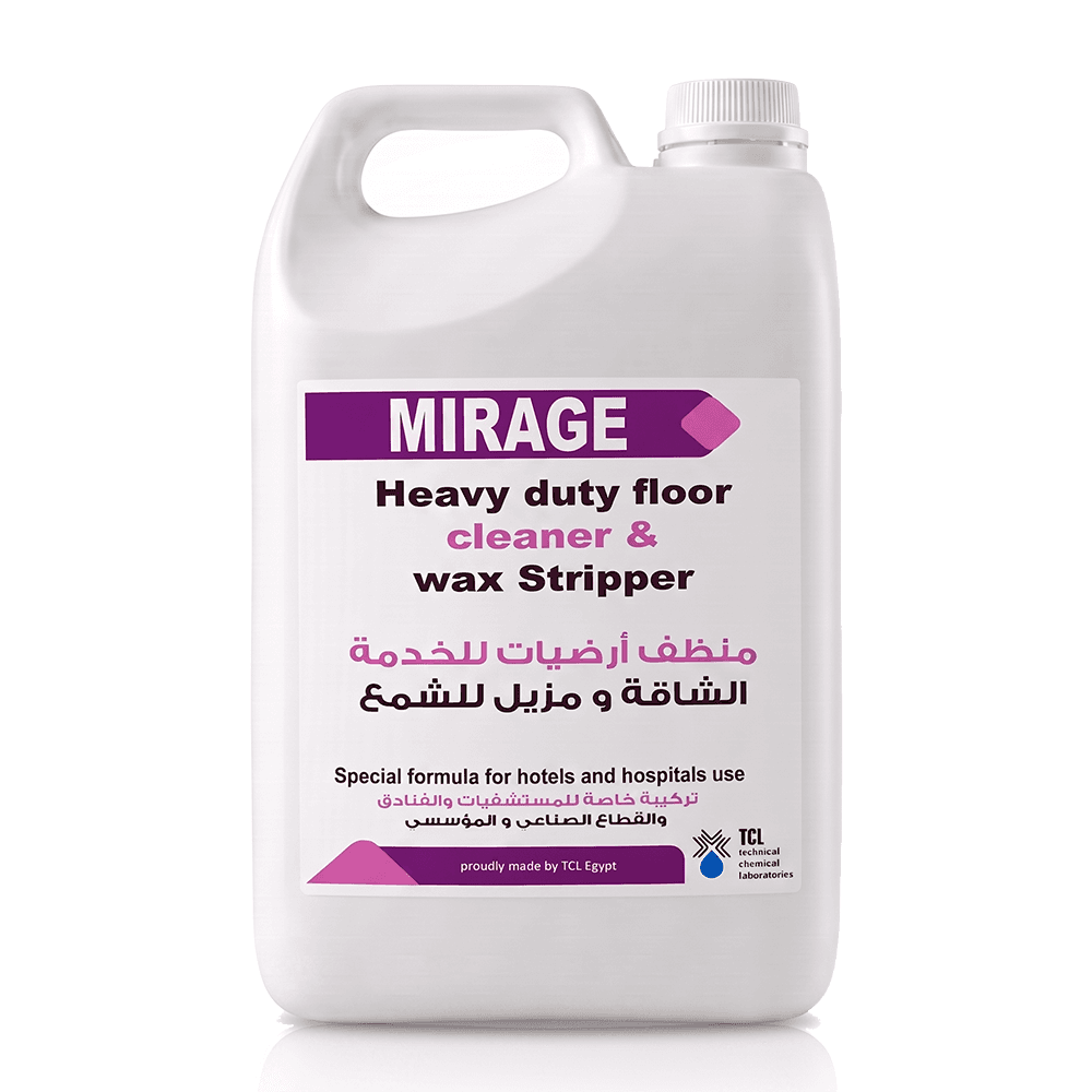 MIRAGE Heavy-Duty Floor Cleaner and Wax Remover - 5 Liters