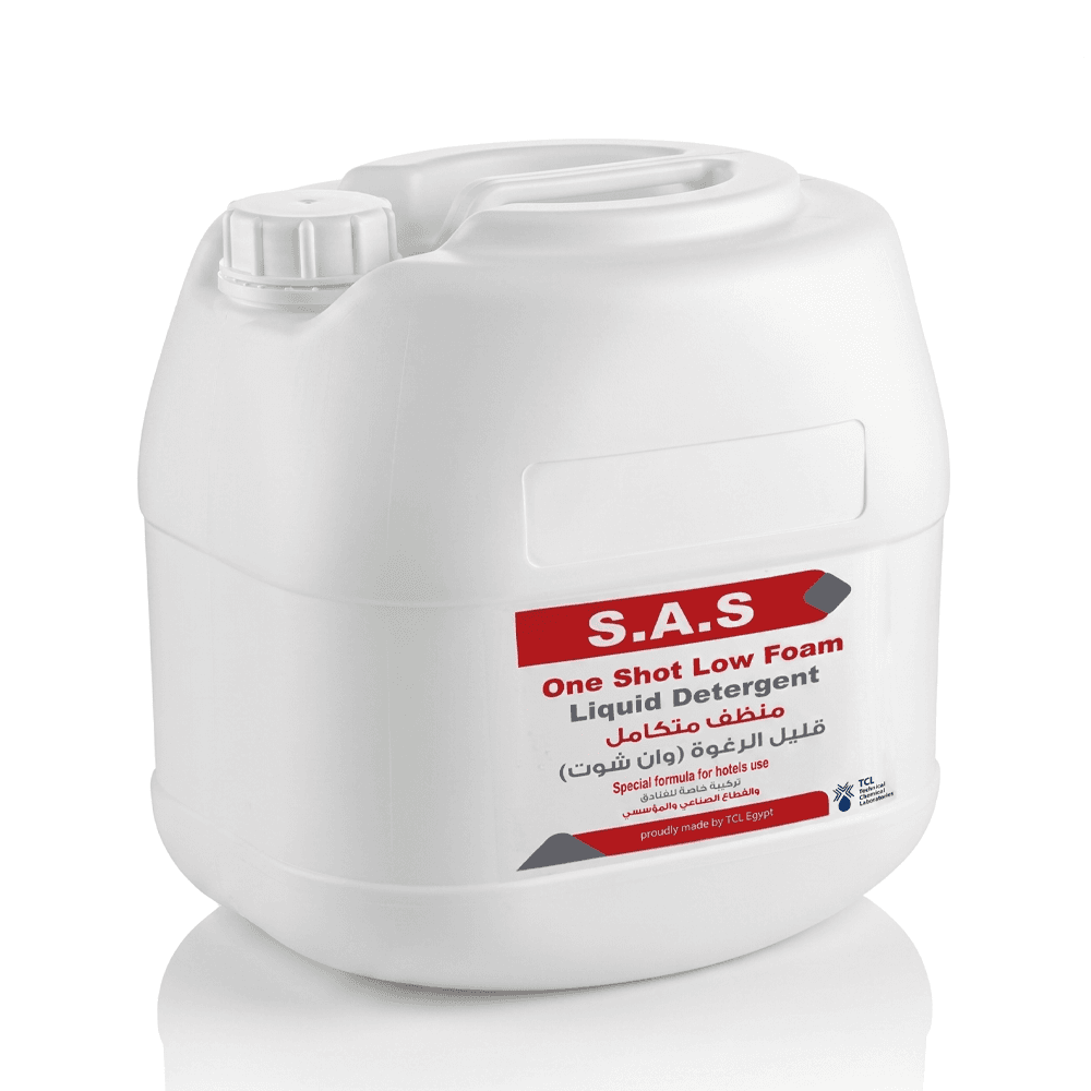 S.A.S One-Shot Low-Foaming Complete Fabric Cleaner – 20 Liters
