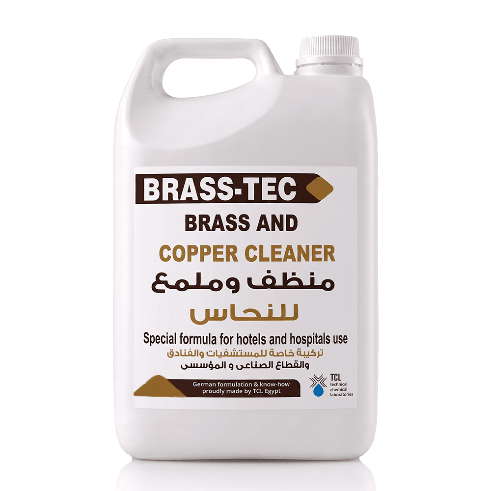 BRASS-TEC Copper Cleaner & Polisher Liquid - 5 Liters