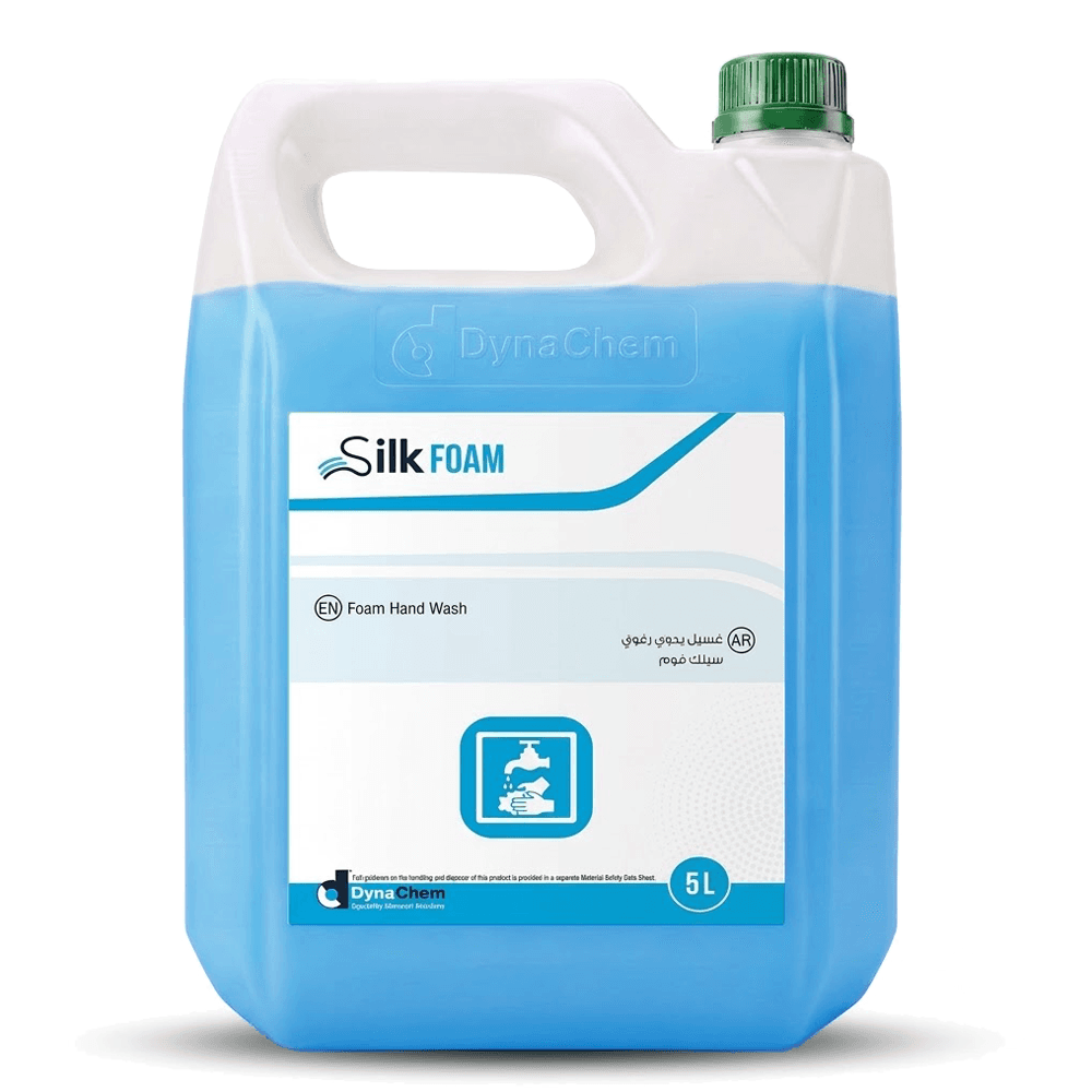 صابون فوم لليد رغوي DynaChem Silk FOAM برائحة دوف 5 لتر