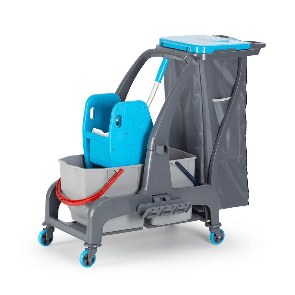 عربة نظافة دبل باكت بالعصارة والكيس Fantom PROFESSIONAL Procart Jet 735S صناعة تركية