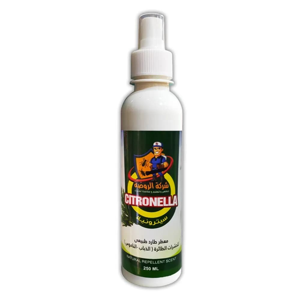 معطر الروضة طارد للحشرات الطائرة برائحة السترونيلا