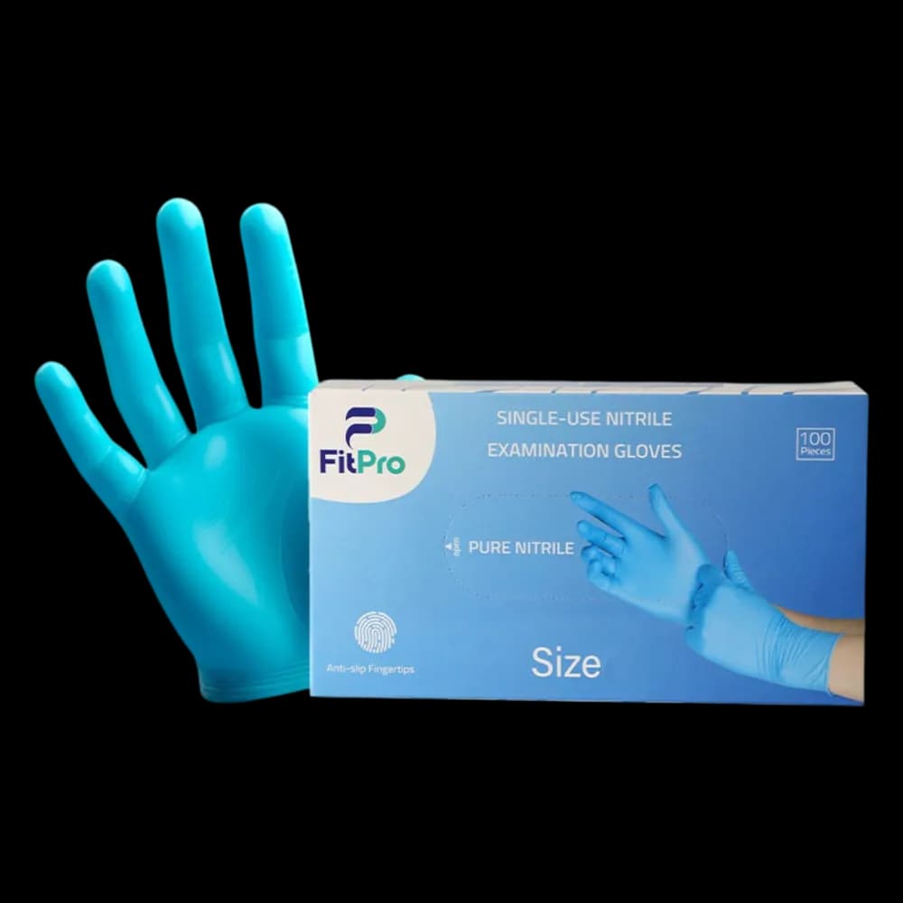 جوانتي فيت برو 100% Nitrile - حماية فائقة وراحة مثالية