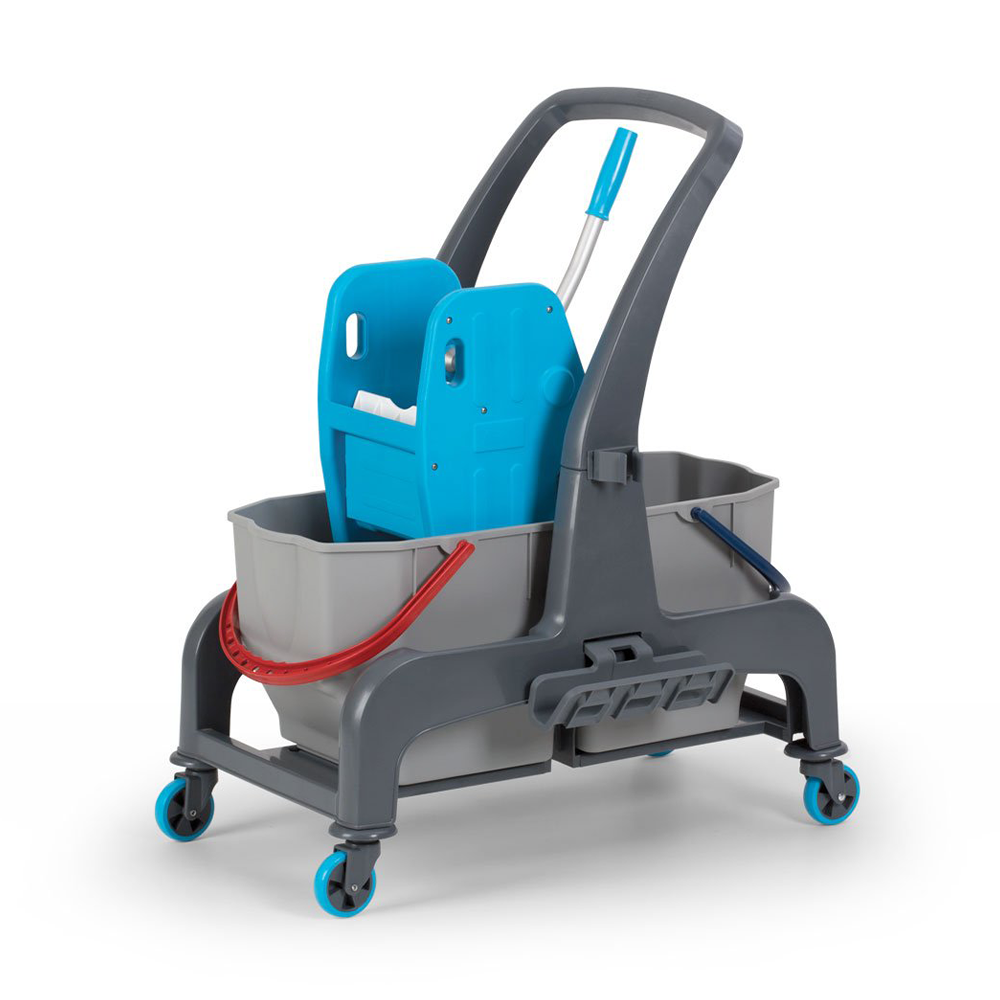 عربة نظافة دبل باكت بالعصارة Fantom PROFESSIONAL Procart Jet 720S صناعة تركية