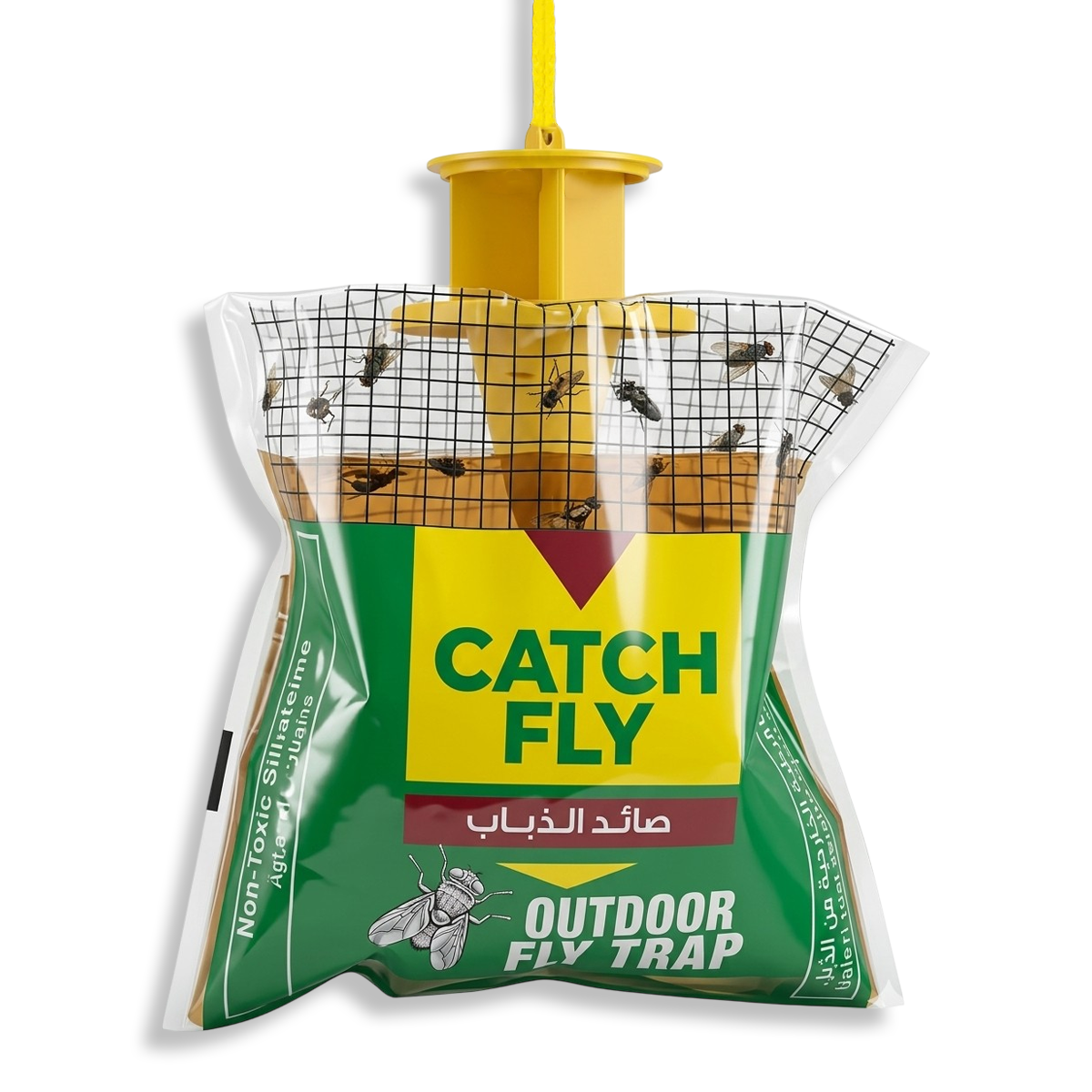 مصيدة الذباب الجاهزة (Catch Fly) – صيد احترافي بلمسة واحدة (تُستخدم مرة واحدة) مصيدة الذباب الجاهزة (Catch Fly) – صيد احترافي بلمسة واحدة (تُستخدم مرة واحدة)