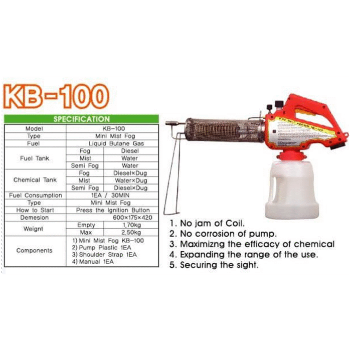 Mini Mist Fogger KB-100