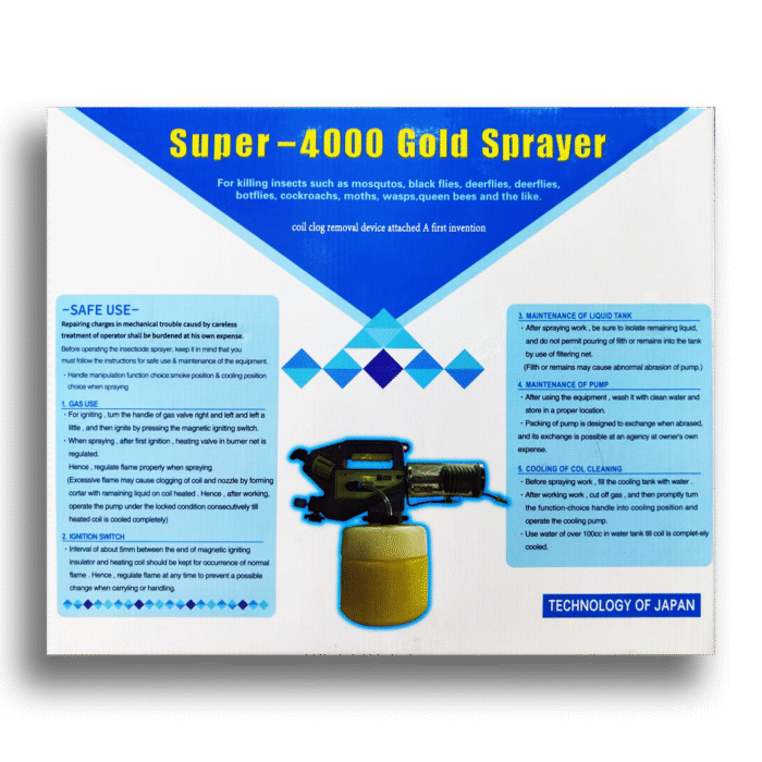 Super 4000 Gold Sprayer