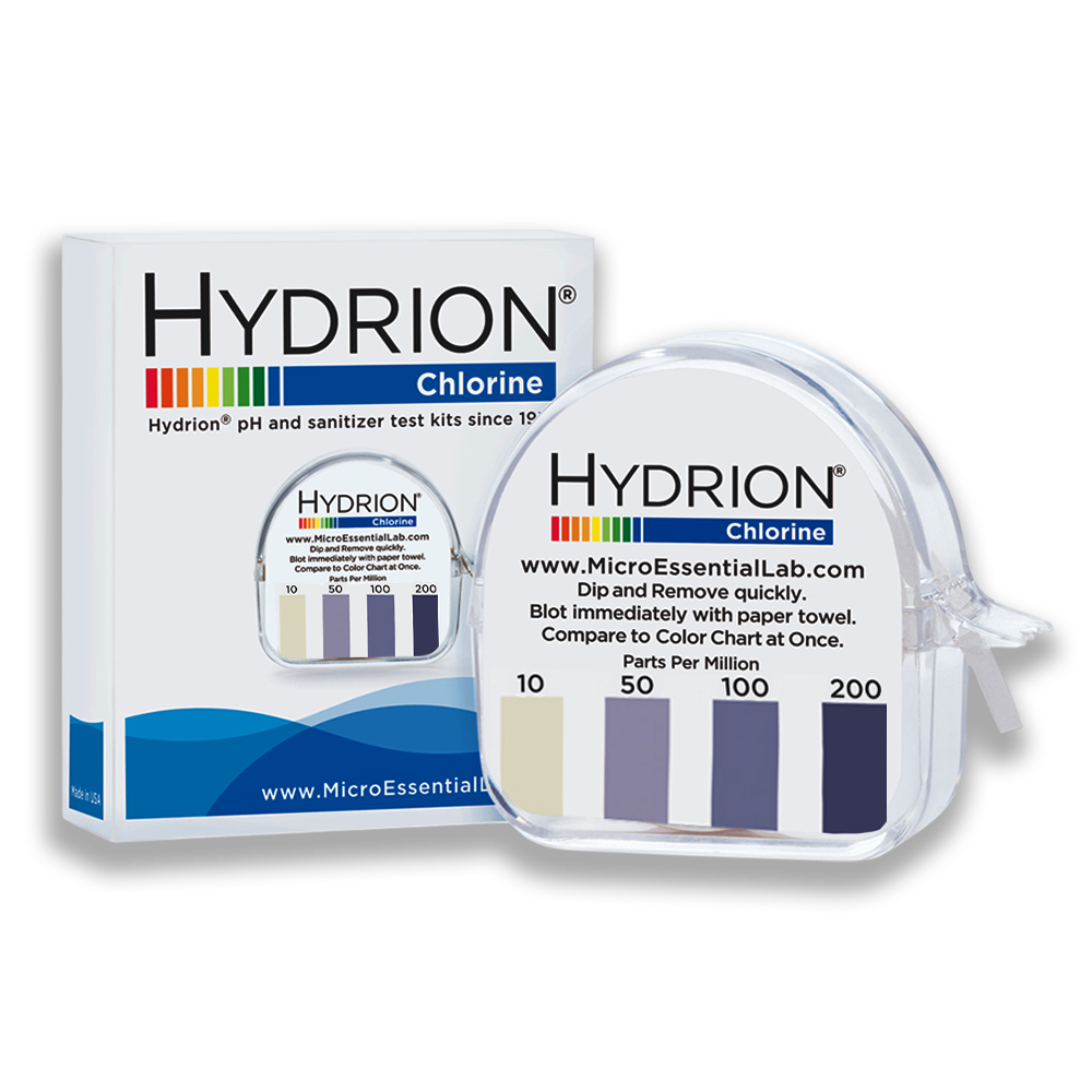 أوراق اختبار الكلور Hydrion (Micro Essentials) أوراق اختبار الكلور Hydrion (Micro Essentials)