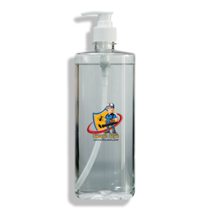 عبوة بامب 1 لتر فارغة بلاستك كريستال عالي الجودة