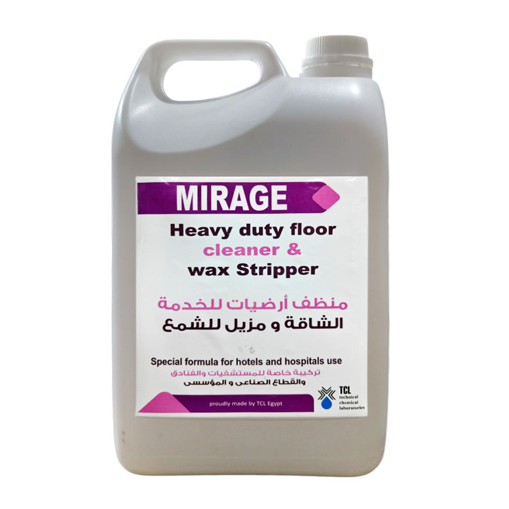 منظف ارضيات للخدمة الشاقة ومزيل للشمع MIRAGE ـ 5 لتر منظف ارضيات للخدمة الشاقة ومزيل للشمع MIRAGE ـ 5 لتر