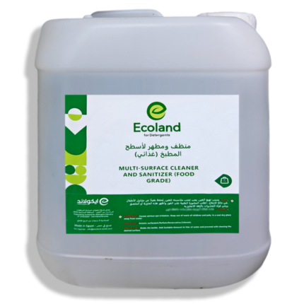 منظف ومطهر للاسطح غذائي ECOLAND حجم 5 لتر