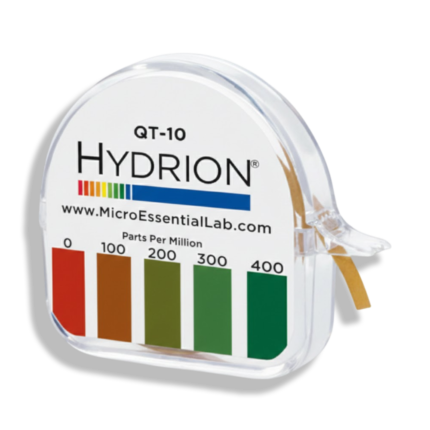 أوراق اختبار QT-10 Hydrion (Micro Essentials)