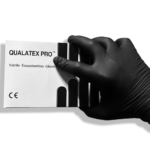 جوانتي صيني QUALATEX PRO فري بودر مقاس L اسود