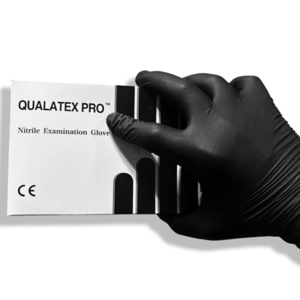 جوانتي صيني QUALATEX PRO فري بودر مقاس L اسود