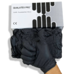جوانتي صيني QUALATEX PRO فري بودر مقاس L اسود