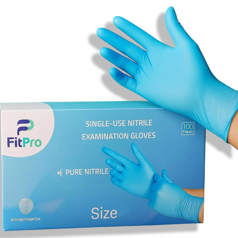 جوانتي فيت برو 100% Nitrile - حماية فائقة وراحة مثالية