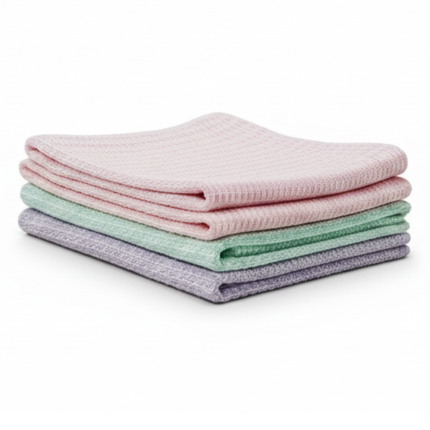 فوطة مايكروفايبر "عش النمل" – الامتصاص الفائق والتنظيف الذكي - 40 * 35 سم