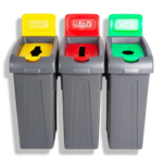 طقم فصل مخلفات ثلاثي سفير - 100 لتر