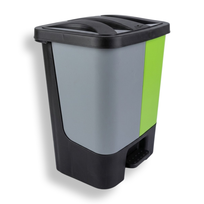 باسكت فصل نفايات Safeer Twin 20 بدواسة – 20 لتر