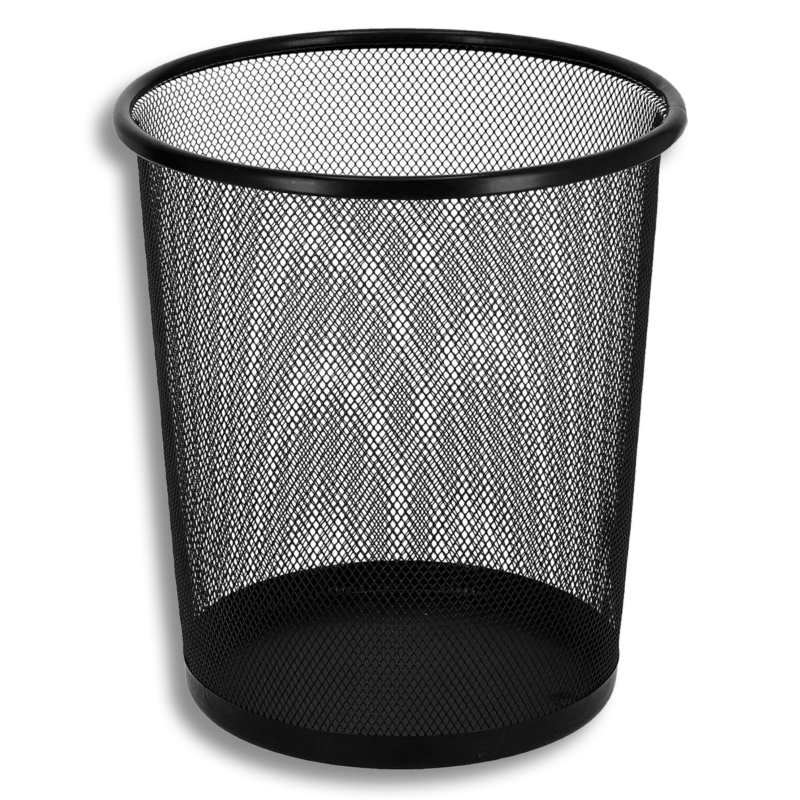 سلة مهملات شبك معدنية فاخرة - تصميم عصري وعملي لمكتبك ومنزلك