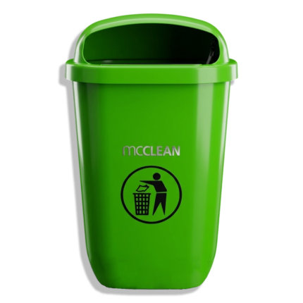 صندوق قمامة للأعمدة MCCLEN ـ 50 لتر أخضر