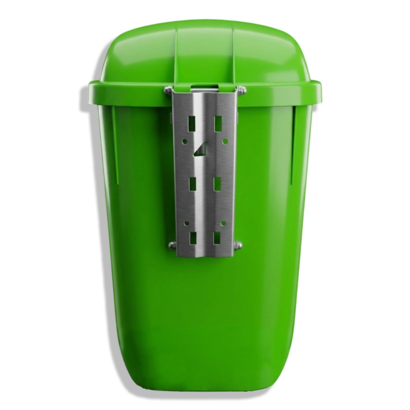 صندوق قمامة للأعمدة MCCLEN ـ 50 لتر أخضر