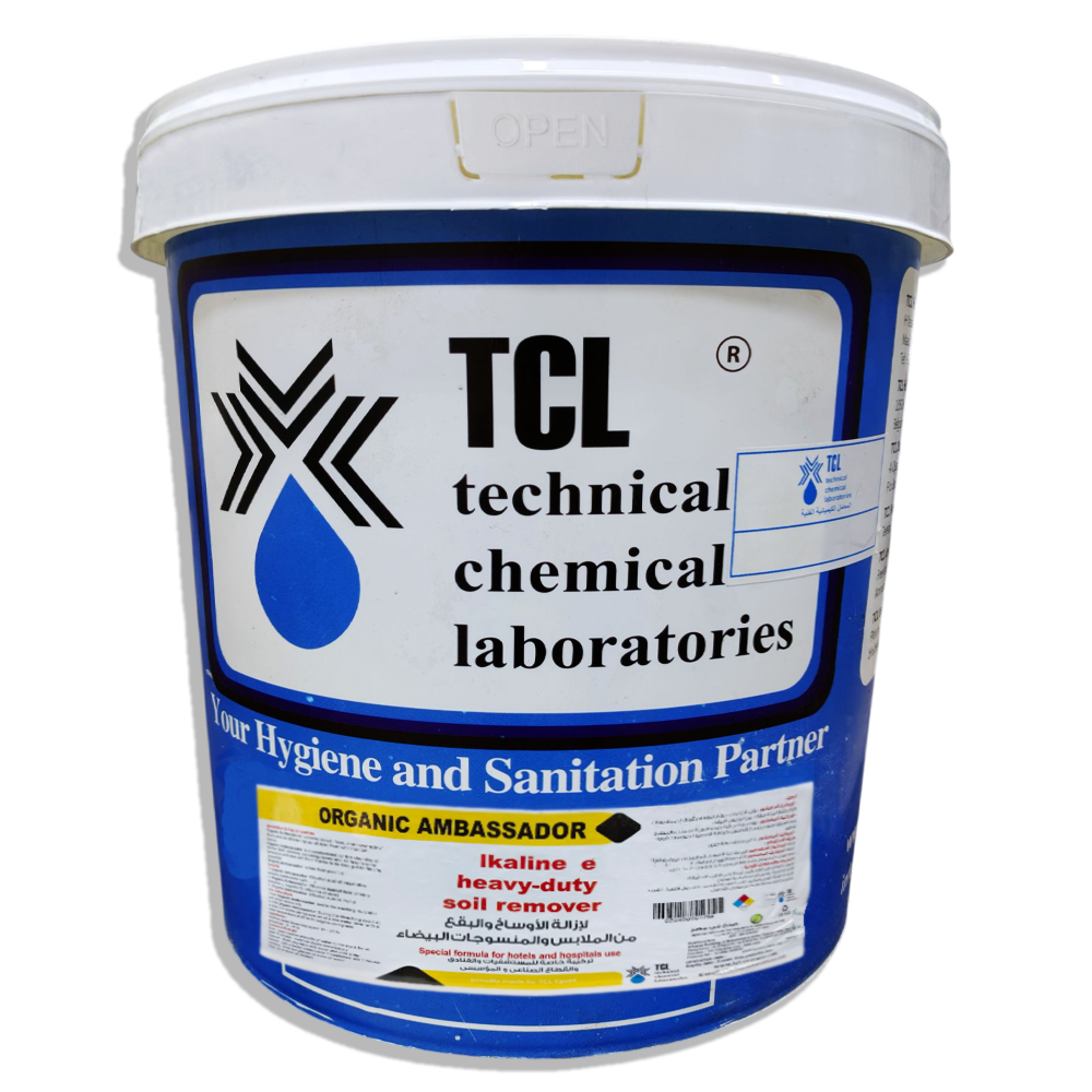 Organic Ambassador - المساعد الأقوى لإزالة الأوساخ والبقع المستعصية - 20 كيلو Organic Ambassador - المساعد الأقوى لإزالة الأوساخ والبقع المستعصية - 20 كيلو