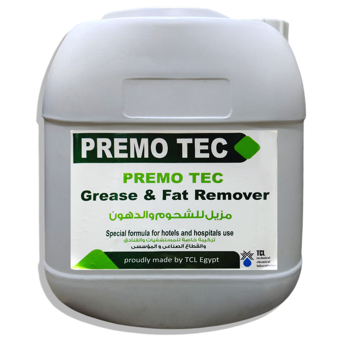 مزيل الشحوم والدهون والزيوت المستعصية للأقمشة والمنسوجات PREMO TEC - 20 لتر مزيل الشحوم والدهون والزيوت المستعصية للأقمشة والمنسوجات PREMO TEC - 20 لتر